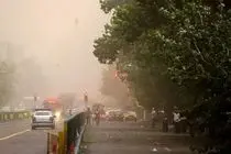 باران و باد و خاک در پایتخت